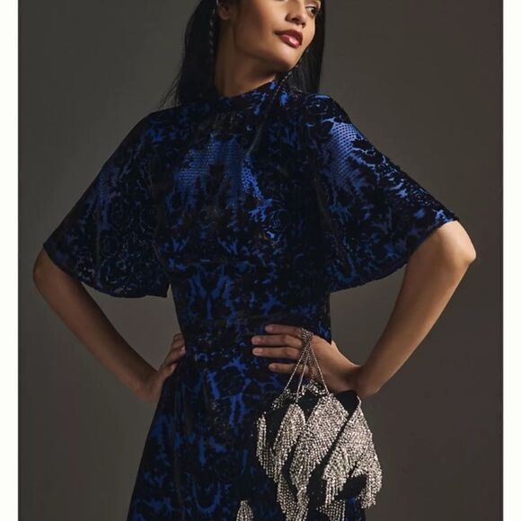 New Anthropologie Disco Fringe Bucket Bag - Picture 7 of 7